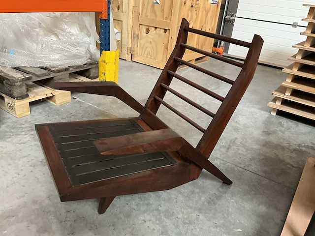 Lage vintage fauteuil acacio gil borsoi 1950s - afbeelding 2 van  8