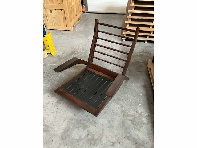 Lage vintage fauteuil acacio gil borsoi 1950s - afbeelding 3 van  8