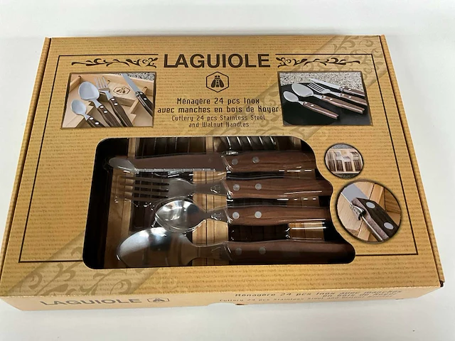 Laguiole besteksets en steakmessen - afbeelding 4 van  8