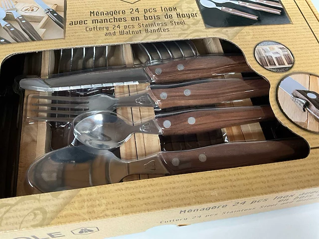 Laguiole besteksets en steakmessen - afbeelding 5 van  8