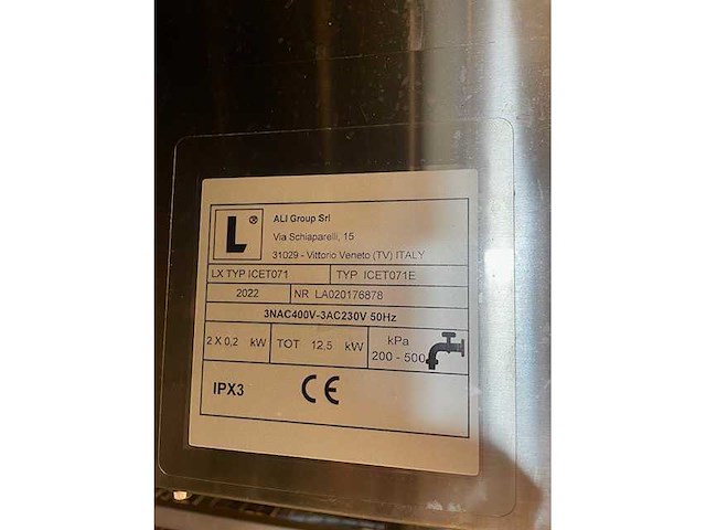 Lainox alphatec - icet071e - combisteamer - afbeelding 5 van  5