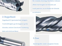 Laiwoo schachtfrees 4 hardmetalen groeffrees - afbeelding 4 van  5