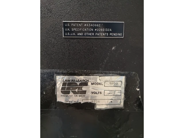 Lam rainbow tcp 9600se ii standalone with dsq - 150mm plasma etch - afbeelding 5 van  17