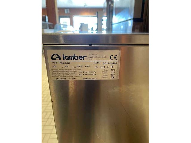 Lamber - f85-rgb - korvenvaatwasmachine - afbeelding 2 van  6