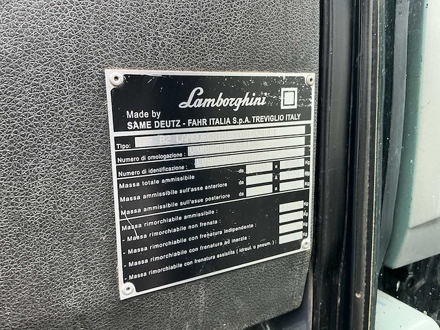 Lamborghini - 2007 - 90f plus - tracteur agricoles 4 roues motrices - afbeelding 18 van  26