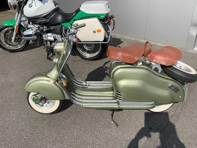 Lambretta - ld 125 - oldtimer scooter (mint conition) - afbeelding 8 van  26