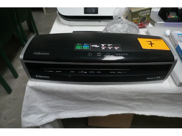 Lamineerapparaat fellowes + printer hp - afbeelding 2 van  4