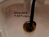 Lamp chelsea porcelain h:28 cm - afbeelding 3 van  3