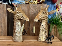 Lamp giraf h40cm gold 2 stuks - afbeelding 1 van  1