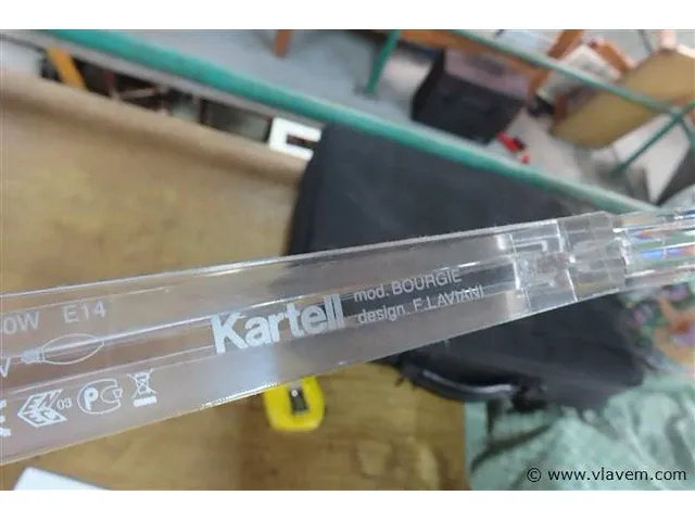 Lamp kartell "bourgie" ontwerp f. laviani - afbeelding 2 van  10
