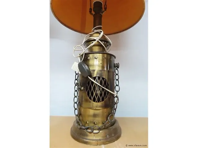 Lamp koperen voet - afbeelding 2 van  3