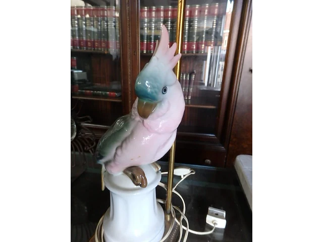 Lamp met papegaai - afbeelding 2 van  2