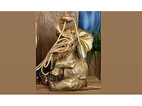 Lamp olifant h37cm gold - afbeelding 1 van  1