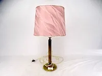 Lamp op marmeren voet - afbeelding 1 van  3