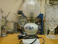 Lampadère in porselein en glas - afbeelding 1 van  1