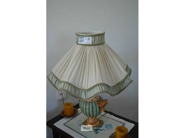 Lampedaire met stoffen kap - afbeelding 1 van  3