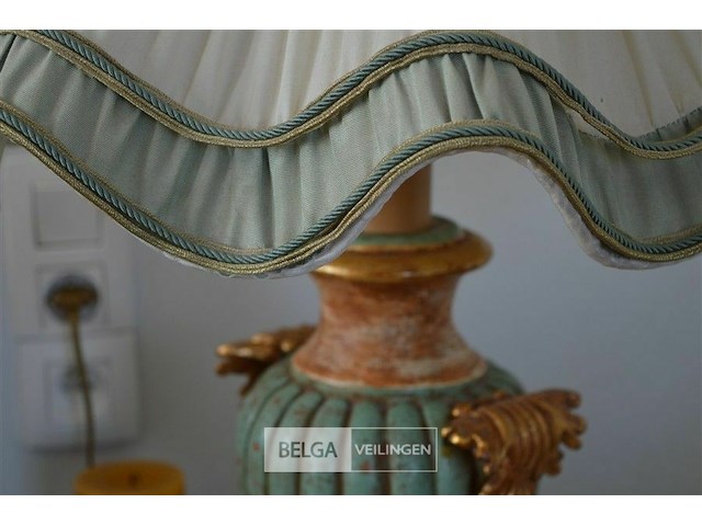 Lampedaire met stoffen kap - afbeelding 3 van  3