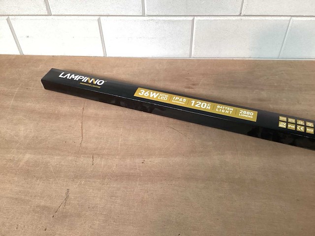 Lampino 36w led armatuur 120 cm (20x) - afbeelding 2 van  5