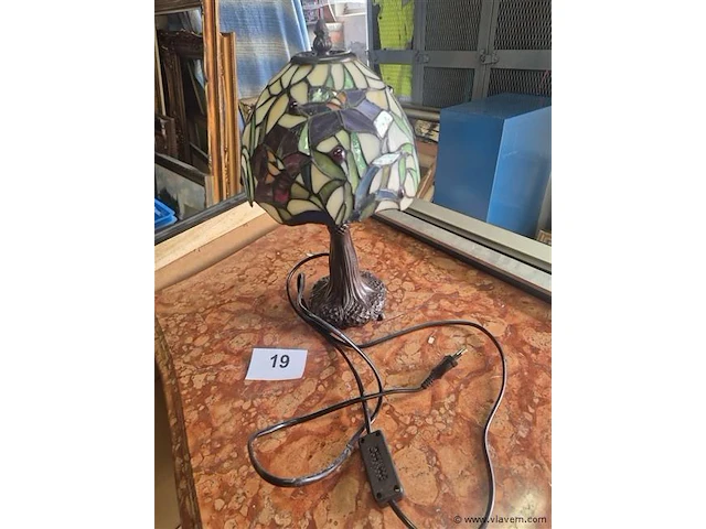 Lampje kap loodglas - afbeelding 1 van  3