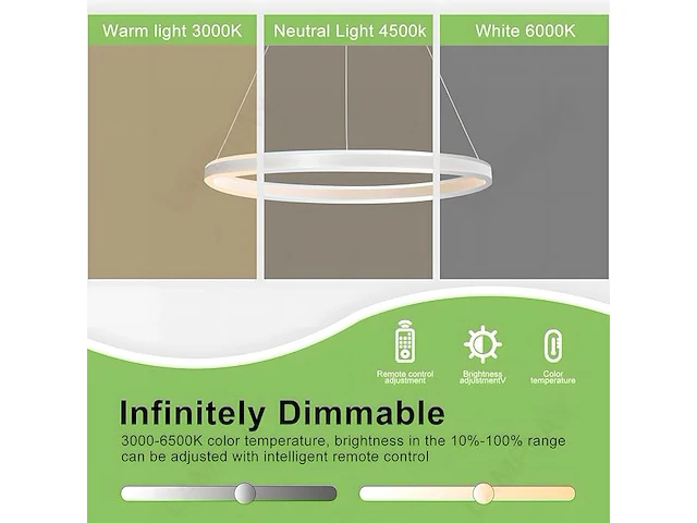 Lamplay ronde led moderne hanglamp - afbeelding 3 van  4