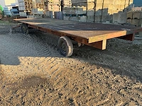 Landbouw/werf transportwagen schamelwagen traag verkeer 650x206 - afbeelding 2 van  16