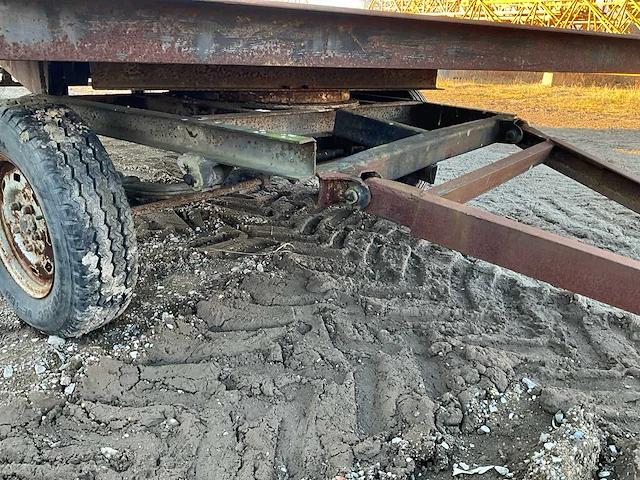Landbouw/werf transportwagen schamelwagen traag verkeer 650x206 - afbeelding 14 van  16