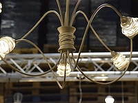 Landelijke hanglamp taupe - afbeelding 3 van  3