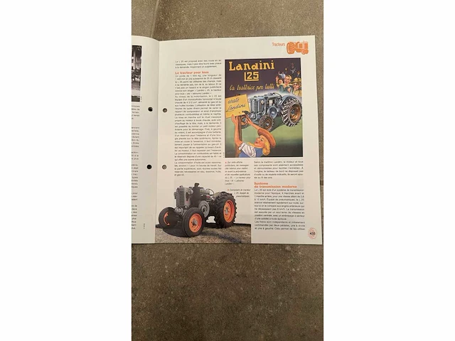 Landini - 1953 - l25 - oldtimer tractor - afbeelding 5 van  13