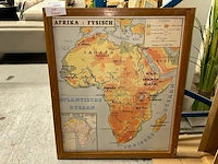 Landkaart afrika - afbeelding 1 van  5