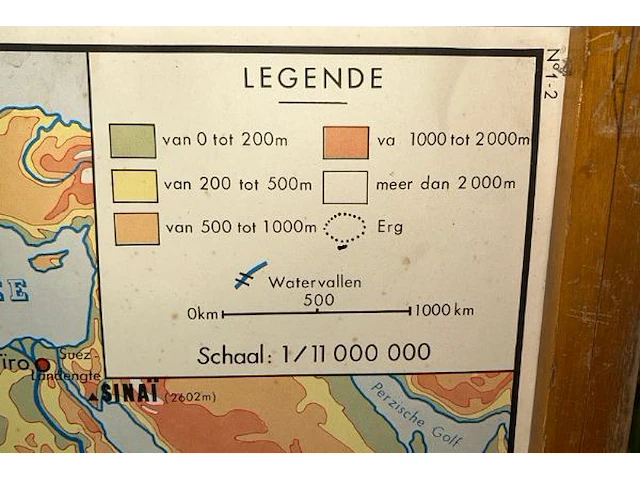 Landkaart afrika - afbeelding 3 van  5