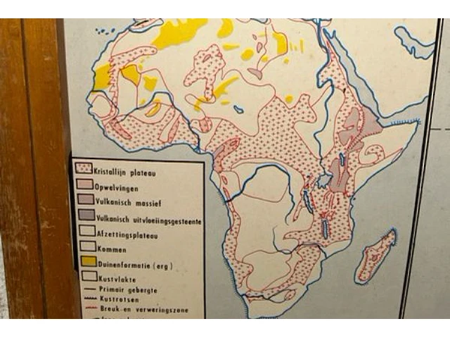 Landkaart afrika - afbeelding 5 van  5