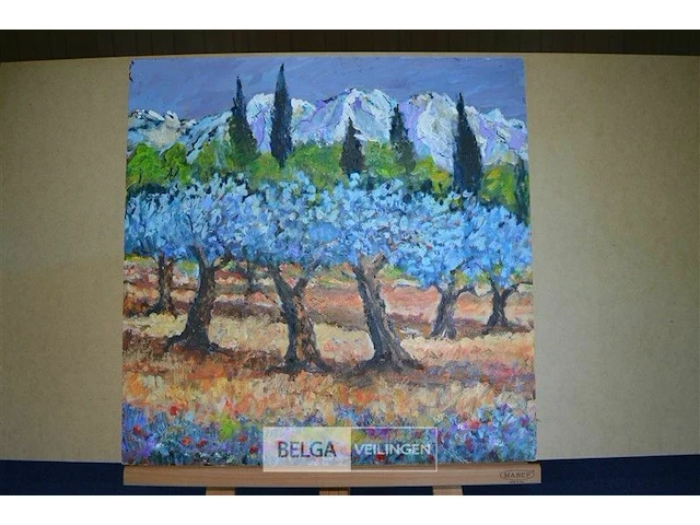 Landschap met bomen - afbeelding 1 van  1