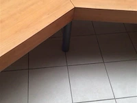 Lange hoekse tafel 3delig demonteerbaar - afbeelding 4 van  4