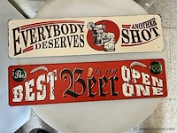 Lange retrolook sierborden - afbeelding 1 van  1