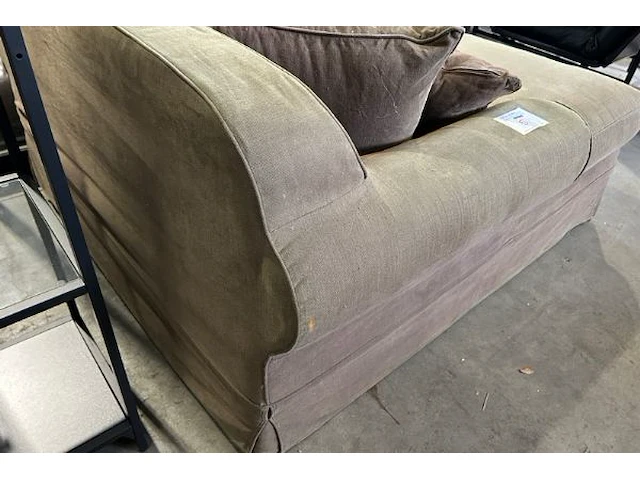 Lange zetel met kussens / ligsofa - afbeelding 2 van  5