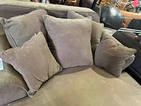 Lange zetel met kussens / ligsofa - afbeelding 4 van  5