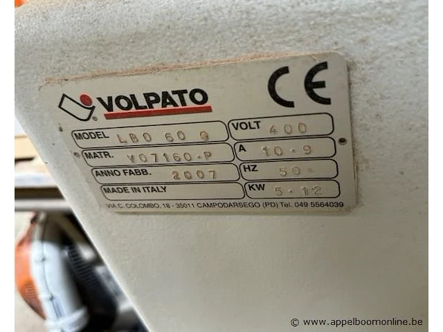 Langebandschuurmachine volpato lbo60g - afbeelding 5 van  5
