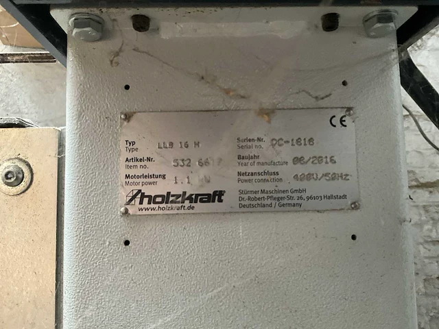 Langgatboormachine holzkraft llb 16m - afbeelding 9 van  9