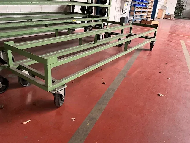 Langmateriaal container transportkarren - afbeelding 3 van  5