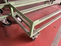Langmateriaal container transportkarren - afbeelding 4 van  5
