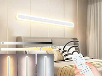 Langwerpige led wandlamp wit 120cm - afbeelding 1 van  6
