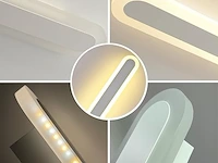 Langwerpige led wandlamp wit 120cm - afbeelding 2 van  6