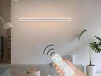 Langwerpige led wandlamp wit 120cm - afbeelding 5 van  6