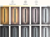 Langwerpige led wandlamp wit 120cm - afbeelding 6 van  6