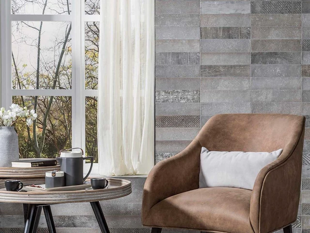 L'antic colonial arezzo grey mat wandtegel 8x30 cm 47,47 m² - afbeelding 3 van  4