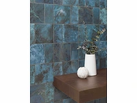L'antic colonial fiji blue glans wandtegel 10x20 cm 29,76 m² - afbeelding 6 van  8