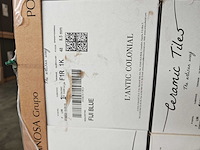 L'antic colonial fiji blue glans wandtegel 10x20 cm 29,76 m² - afbeelding 4 van  14