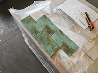 L'antic colonial fiji green glans wandtegel 10x20 cm 27,32 m² - afbeelding 5 van  14
