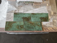 L'antic colonial fiji green glans wandtegel 10x20 cm 27,32 m² - afbeelding 3 van  14