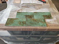 L'antic colonial fiji green glans wandtegel 10x20 cm 27,32 m² - afbeelding 1 van  14